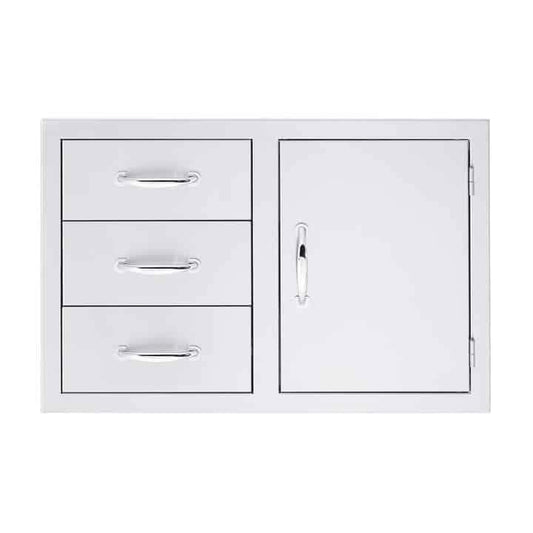 Summerset Grills Combo Units Summerset Grills - 33" 3-Drawer & Access Door Combo