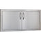 Summerset Grills Masonry Storage & Access Components Masonry Door, Double - 45" Stainless Steel with Masonry Frame Return