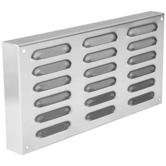 Summerset Grills Masonry Storage & Access Components Masonry Island Vent - 12" x 6" Stainless Steel Panel with Masonry Frame Return
