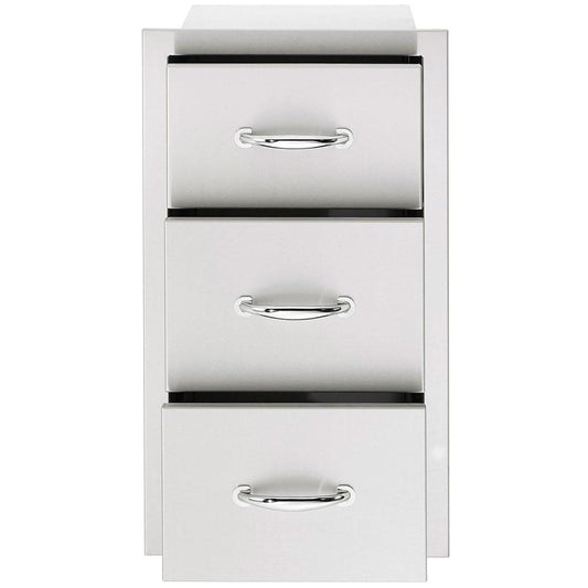 Summerset Grills Storage & Utility Drawers Drawer, Triple - 17" Stainless Steel