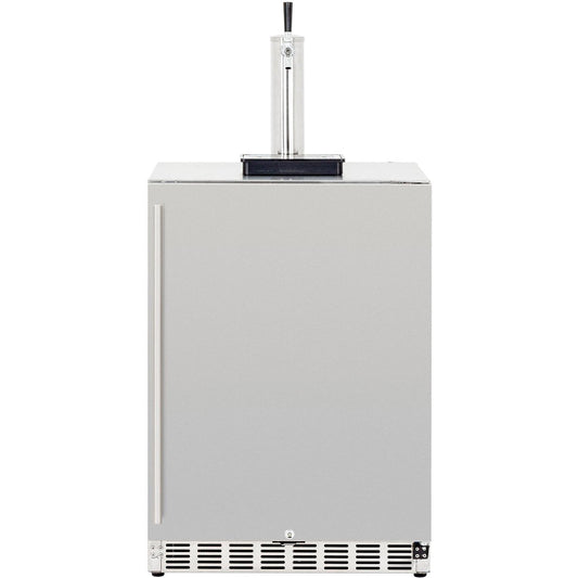 Summerset Grills Summerset Refrigeration Kegerator, 24" Deluxe Outdoor Rated - 6.6ft3 - with Single Tap Tower