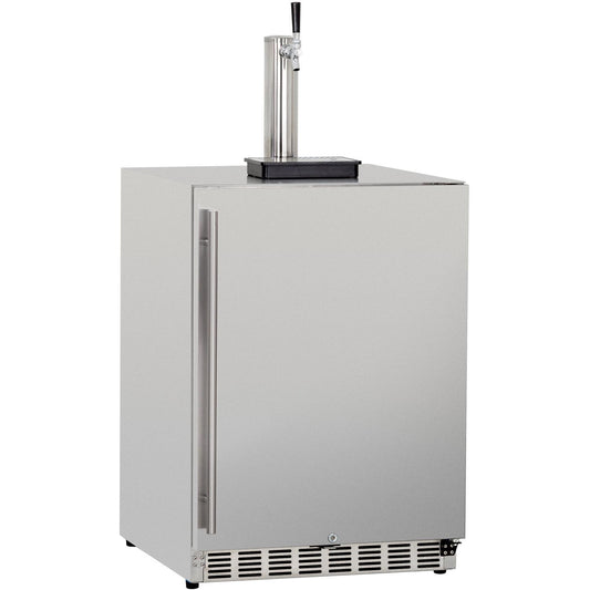 Summerset Grills Summerset Refrigeration Kegerator, 24" Deluxe Outdoor Rated - 6.6ft3 - with Single Tap Tower