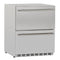 Summerset Grills Summerset Refrigeration Refrigerator, 2 Drawer, 24" Deluxe Outdoor Rated - 5.3ft3