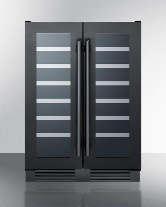 Summit 24" French Door WineCellar 24" Wide Built-In Wine Cellar