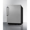 Summit All-Freezer 2.68 cu. ft. Manual Defrost Upright Freezer in Stainless Steel, ADA Compliant