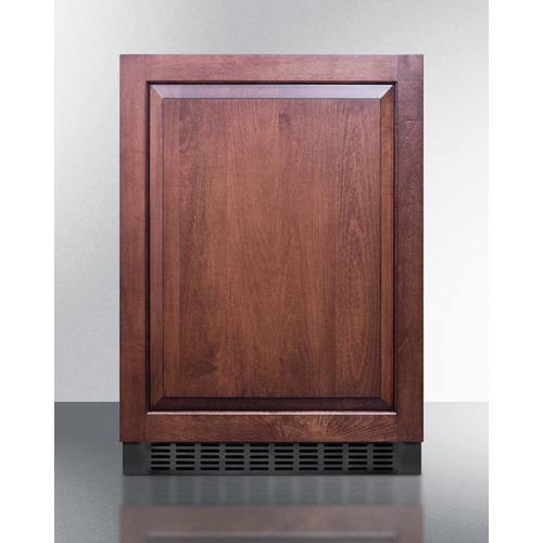 Summit All-Refrigerator 24" 4.6 cu. ft. Custom Panel Undercounter Compact Refrigerator - Energy Star