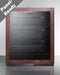 Summit All-Refrigerator 24" 5.0 cu.ft. Custom Panel Built-in Undercounter Beverage Center - ADA Compliant