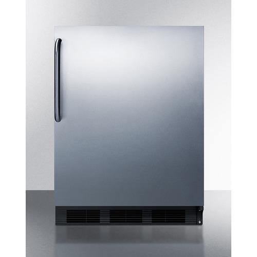 Summit All-Refrigerator 24" 5.5 cu. ft. Stainless Steel Undercounter Compact Refrigerator