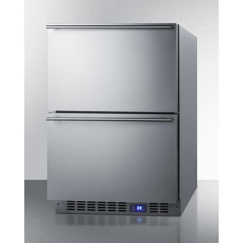 Summit All-Refrigerator 24" Wide 2-Drawer All-Refrigerator