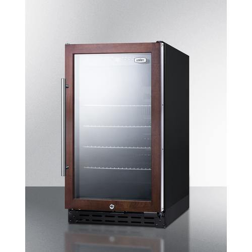 Summit All-Refrigerators 18" Wide Built-In Beverage Center, ADA Compliant (Panel Not Included)