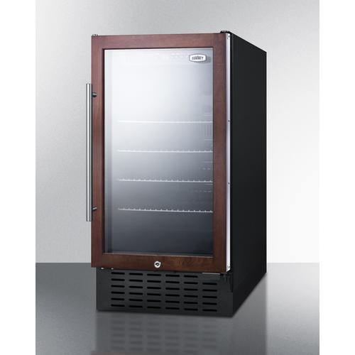 Summit All-Refrigerators 18" Wide Built-In Beverage Center (Panel Not Included)