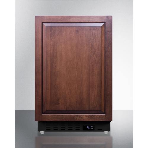 Summit All-Refrigerators 20" 3.53 cu. ft. Custom Panel Built-In Undercounter Compact Refrigerator