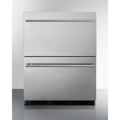 Summit Commercial All-Refrigerator 24" Wide 2-Drawer All-Refrigerator, ADA Compliant