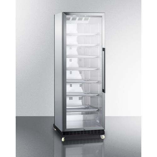 Summit Commercial Beverage Center 24" Wide Mini Reach-In Beverage Center with Dolly