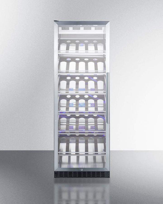 Summit Commercial Full-Size Wine Cellar 24" Wide Single Zone Commercial Wine Cellar