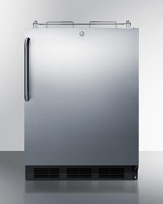 Summit Commercial Outdoor, ADA Kegerator 24" Wide Outdoor Kegerator, ADA Compliant