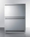 Summit Drawers 24" Wide 2-Drawer All-Refrigerator, ADA Compliant