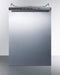 Summit Freestanding Beer Dispensers 24 Inch Freestanding Custom Tap Beer Dispenser with 1 Half-Barrel Capacity, Digital Thermostat, Automatic Defrost, Locking Casters and Top Guard Rail: Horizontal Handle, Stainless Steel