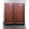 Summit French Door 30" 5.4 cu. ft. Custom Panel Built-In Side-by-Side Refrigerator