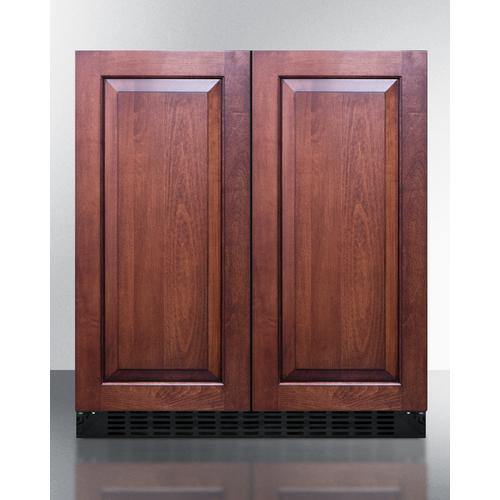 Summit French Door 30" Wide Built-In Refrigerator-Freezer