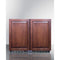 Summit French Door 36" 5.8 cu.ft. Custom Panel Built-In Side-by-Side Refrigerator-Freezer - ADA Compliant