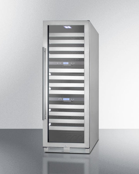 Summit Full Size Wine Cellars Summit® 24" Triple Zone Wine Cellar - SWCP1988TCSS