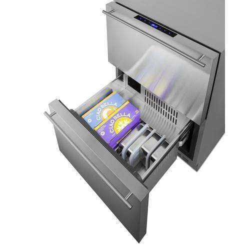 Summit Refrigerator-Freezer 24" Wide 2-Drawer Refrigerator-Freezer
