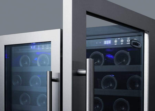 Summit Undercounter Wine Cellars 30" Wide Built-In Wine Cellar