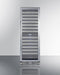 Summit Wine Cellars 24 Inch Built-In and Freestanding Dual Zone Wine Cooler with 163 Bottle Capacity, Left Hinge, Glass Door, With Lock, 13 Extension Wine Racks