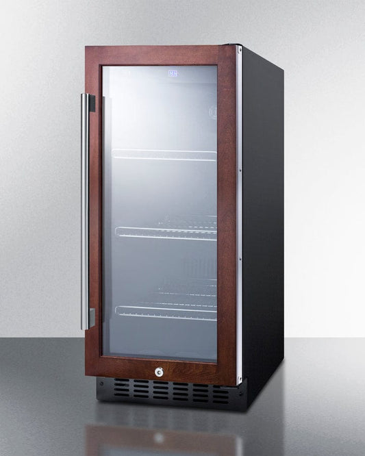 Summit Wine Cooler Summit® 15" Wide Built-In Beverage Center (Panel Not Included) - SCR1536BGPNR
