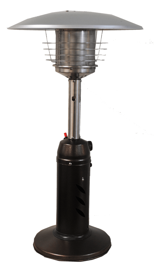 SUNHEAT Patio Heater SUNHEAT Traditional Round Design Tabletop Patio Heater Golden Hammered