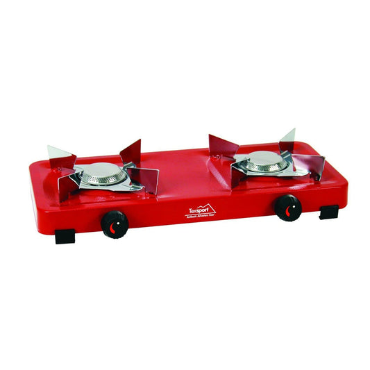 Texsport Camping & Outdoor : Cooking Texsport Dual Burner Propane Stove Uses 16.4oz OR 14.1oz