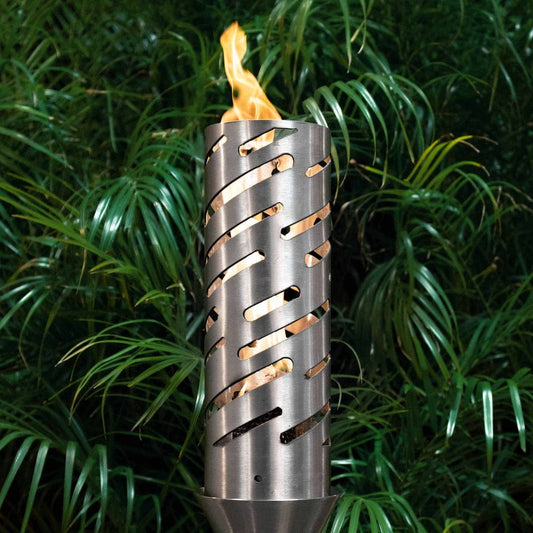 The Outdoor Plus Torches The Outdoor plus - Comet Outdoor Torch | Stainless Steel | Propane/Natural Gas | OPT-TT21M