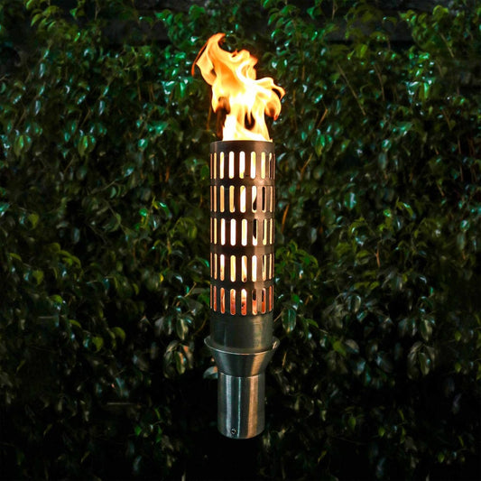 The Outdoor Plus Torches The Outdoor Plus - Vent Outdoor Torch - Stainless Steel | Propane/Natural Gas | OPT-TT4M