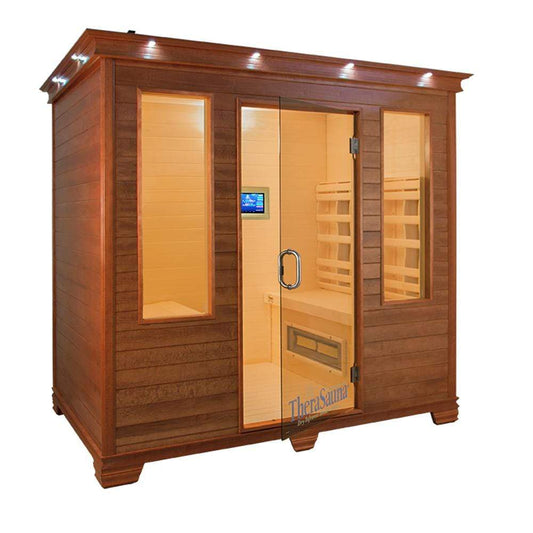 TheraSauna Sauna Warm Mahogany TheraSauna TS7754 Far Infrared Sauna