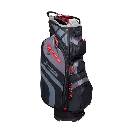 Tour Edge Golf : Bags Tour Edge Hot Launch HL4 Golf Cart Bag-Black Red Silver