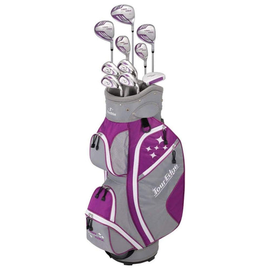 Tour Edge Golf : Clubs Tour Edge 2020 Lady Edge Full Set Violet Grey White
