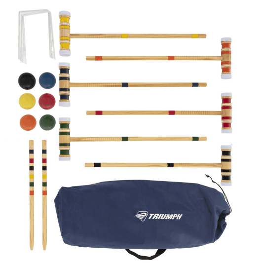 Triumph Outdoor Games TRIUMPH - 6 Player Croquet Set - 35-7166-2