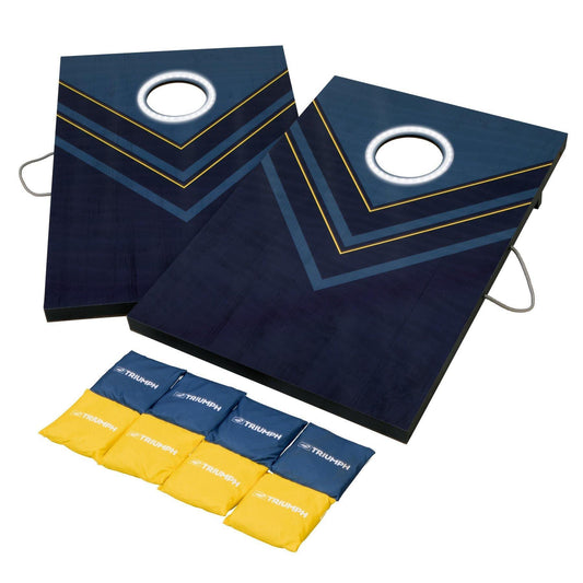Triumph Outdoor Games TRIUMPH - LED Blue And Yellow 2x3 Cornhole Set - 35-7350-3