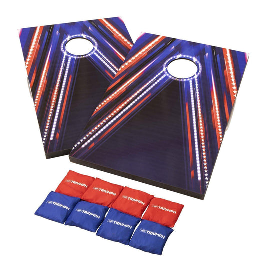 Triumph Outdoor Games TRIUMPH - LED Keyhole 2X3 Cornhole Set - 35-7360-3