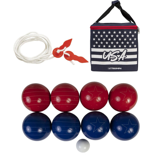 Triumph Outdoor Games TRIUMPH - Patriotic Bocce Ball Set 100mm - 35-7125-3