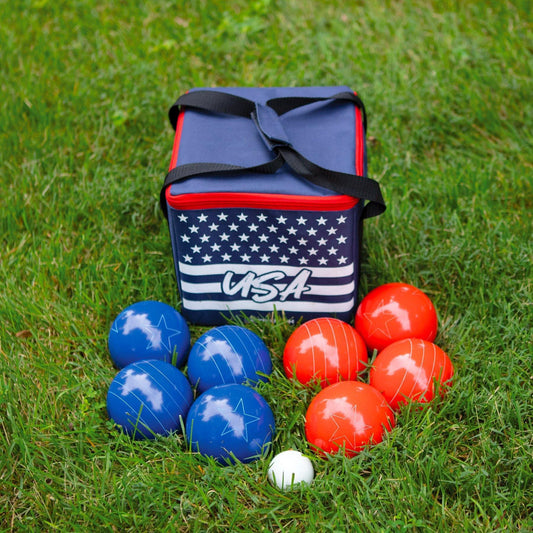 Triumph Outdoor Games TRIUMPH - Patriotic Bocce Ball Set 100mm - 35-7125-3