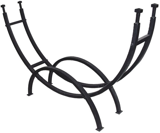 Uniflame Fire Pit CONTEMPORARY BLACK LOG RACK