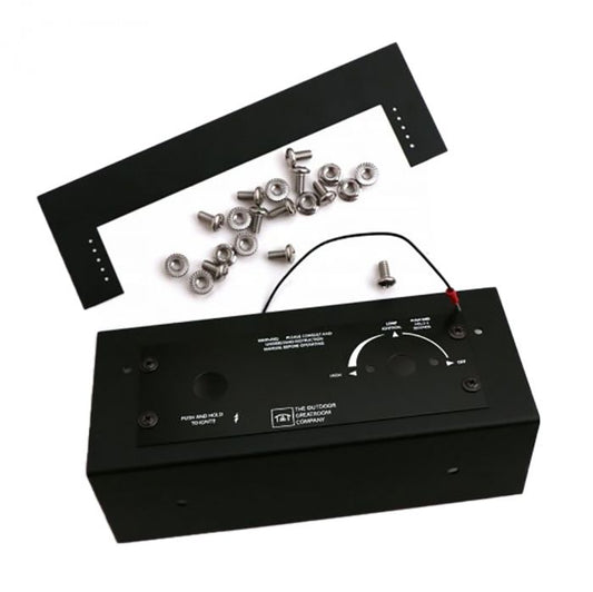 Outdoor Greatroom - 7.5" x 2.75" Do-it-Yourself Control Panel Kit for Crystal Fire Plus Gas Burners - VCSV-DIY-CP