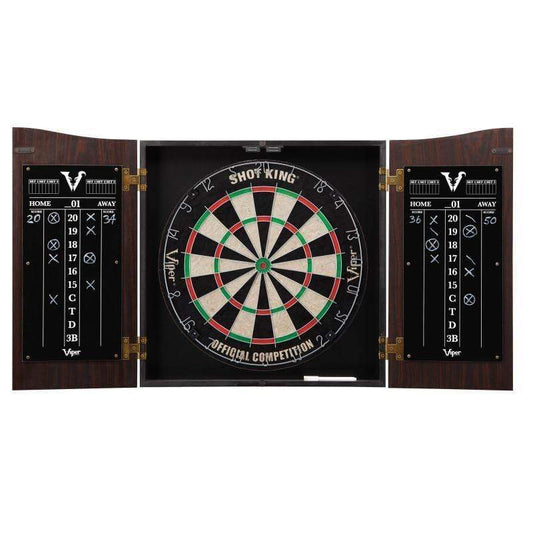 Viper Dartboard Viper Vault Dartboard Cabinet with Shot King Sisal Dartboard