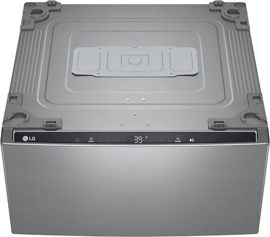 LG - 27 in. 1 cu. ft. Laundry Pedestal Washer with Slim DD Motor in Graphite - WD300CV