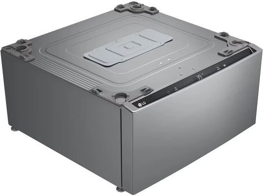 LG - 27 in. 1 cu. ft. Laundry Pedestal Washer with Slim DD Motor in Graphite - WD300CV