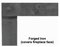 White Mountain Hearth by Empire Fronts White Mountain Hearth by Empire - Front, 3-in. Forged Iron, Distress Pewter | DFF60FPD