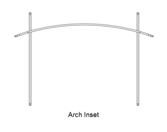 White Mountain Hearth by Empire Fronts White Mountain Hearth by Empire - Front, Forged Iron, Distress Pewter-DFF40FPD