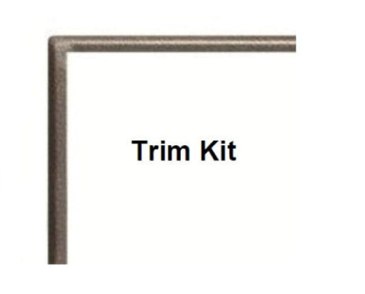 White Mountain Hearth by Empire White Mountain Hearth by Empire Accessories White Mountain Hearth by Empire - Trim Kit, Beveled, Adjustable, 1-in., Hammered Pewter | DF60HP